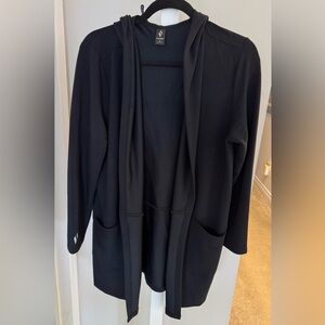 Skechers Women's Black Open Front Blazer